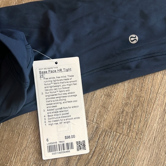 Lululemon Base Pace High-Rise Running Tight 25" - Picture 8 of 8
